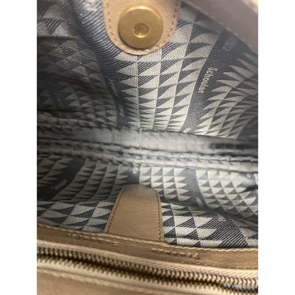 Proenza Schouler PSI Gray Leather Satchel Medium Bag - Picture 14 of 16